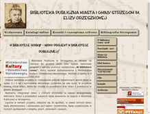 Tablet Screenshot of biblioteka.strzegom.pl